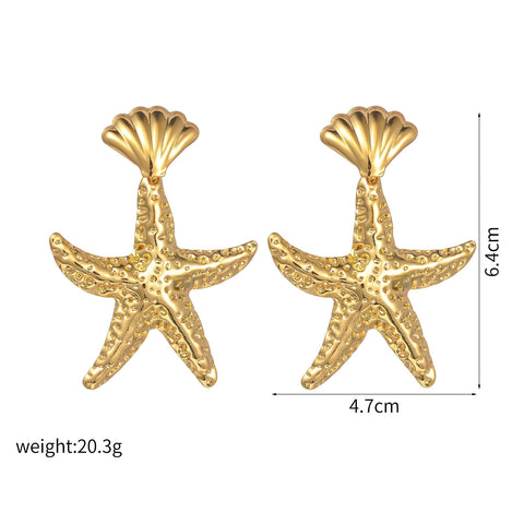 Women's Ocean Wind Exaggerated Big Earrings