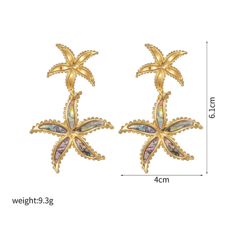 Women's Ocean Wind Exaggerated Big Earrings